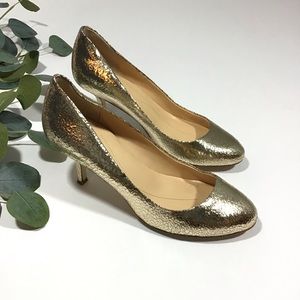 Kate Spade Gold Heels